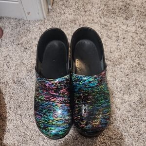 Colorful Highlighter Dansko Clogs